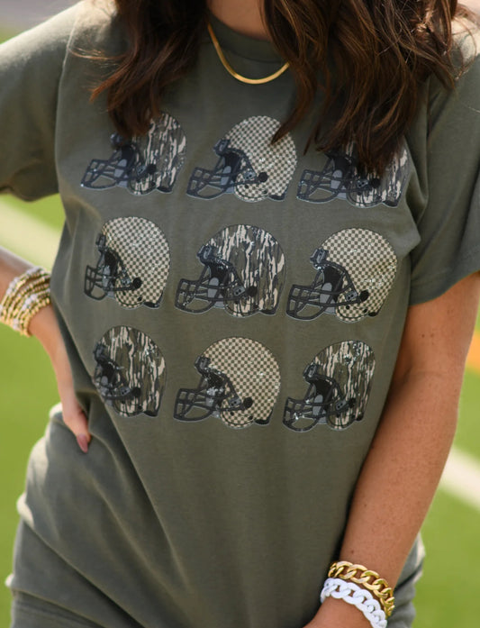 Camo Helmets Tee