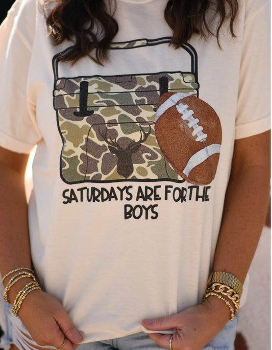 Saturdays Are For The Boys Tee