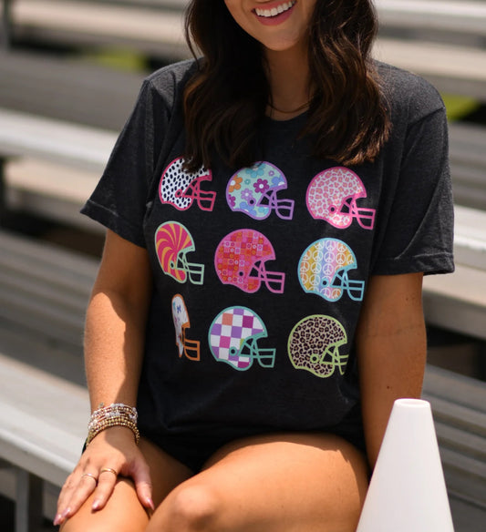 Neon Funky Helmets Tee
