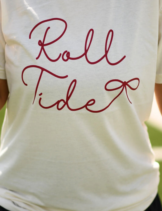 Roll Tide Bow Tee