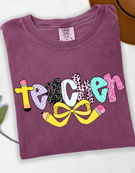 Teacher - pencil bow