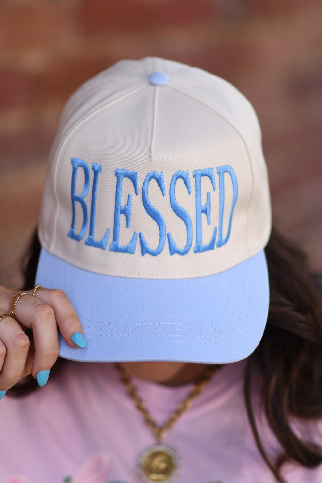 Blessed Powder Blue Hat