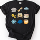 GG icons - 3x3 design will be on the back of the shirt!