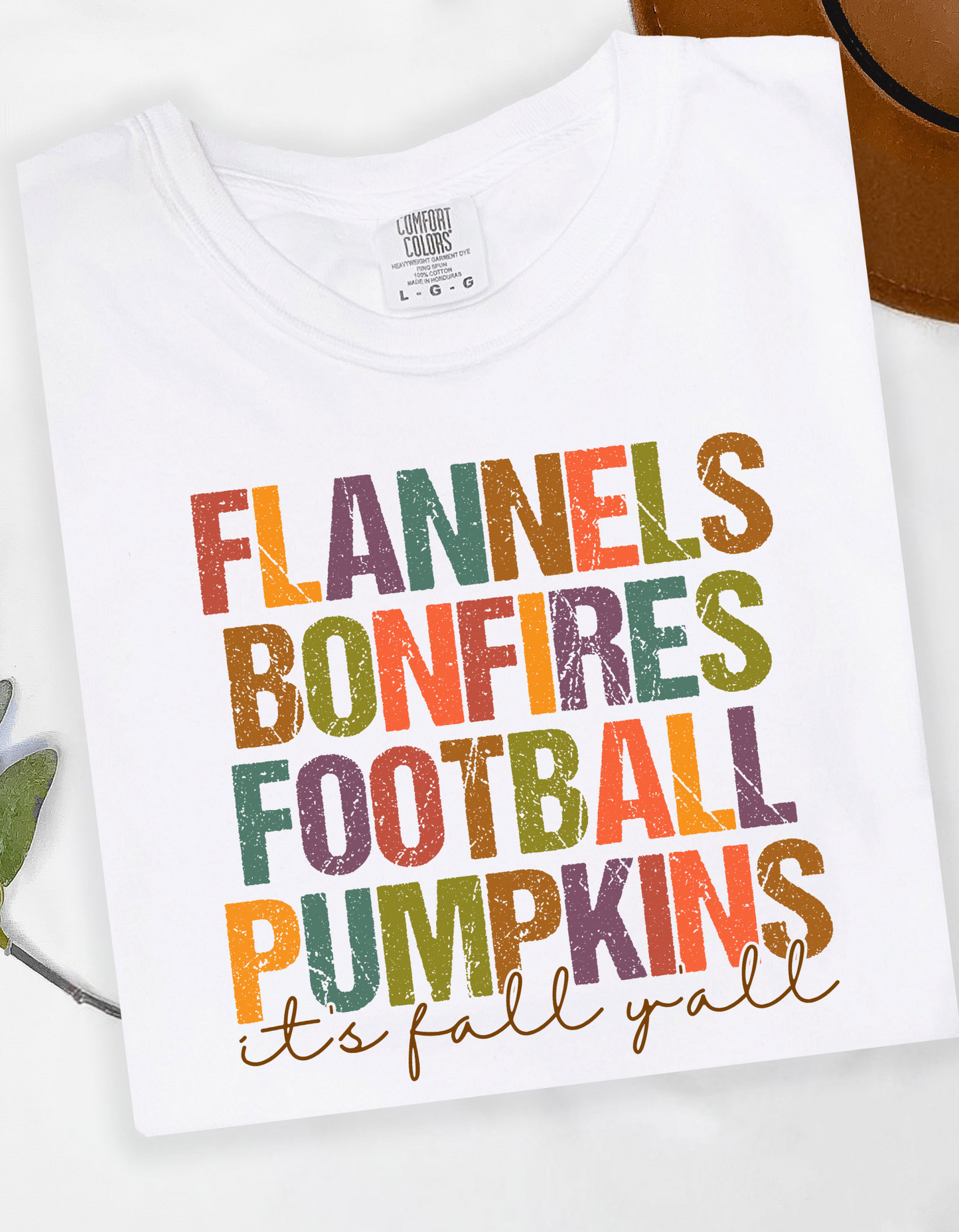 Flannels, bonfires - Tee
