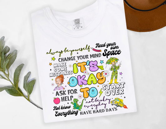 It’s okay to…